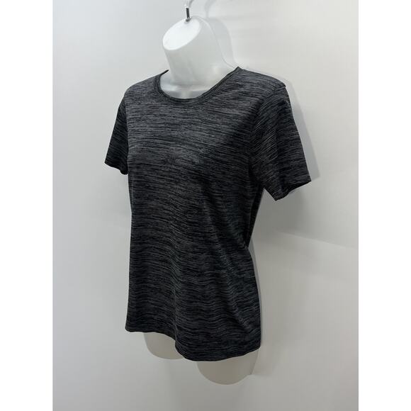 Lululemon Long Distance Short Sleeve Heathered Black First Release Tee T-Shirt 6 - Picture 4 of 8